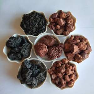 Pierres de lave volcanique rouge pour jardinières de terrarium Jardinage Roches décoratives pour plantes aériennes - Product Image 5