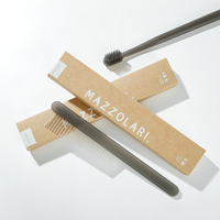 Kit d'Accueil Hôtelier Biodégradable en Carton Kraft, Fournitures Hôtelières Tout-en-un pour Chambre d'Hôtes, Incluant Peigne et Rasoir
