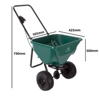 Épandeur de pelouse et de jardin derrière le distributeur de diffusion rotatif pour l'engrais Grass Seed Sand and Salt