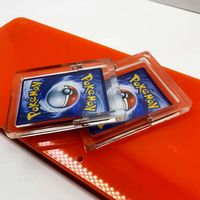 Étui de présentation en acrylique transparent personnalisé pour jeu de cartes One Piece, pour cartes anglaises et boîte d'entraînement Elite