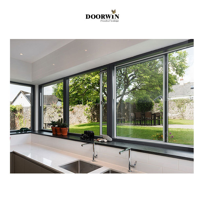 Double glazed 3 tracks sliding window aluminum garden 1.2x1.2 sliding system windows