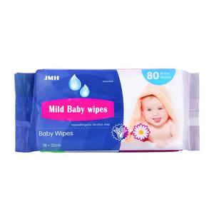 OEM vente en gros 100% coton biodégradable biologique bébé lingettes sèches et humides pour les soins de bébé - Product Image 4