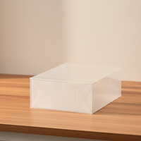Sacs cadeaux personnalisés en PP givré transparent thermoscellables pour vêtements, supermarchés, expositions, avec poignée longue