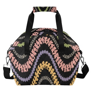 <span class=keywords><strong>Bolsa</strong></span> <span class=keywords><strong>Térmica</strong></span> para Entrega <span class=keywords><strong>de</strong></span> Alimentos con Estampado <span class=keywords><strong>de</strong></span> Olas Aloha y Flores <span class=keywords><strong>de</strong></span> Puakenikeni, <span class=keywords><strong>Bolsa</strong></span> <span class=keywords><strong>de</strong></span> Almuerzo Aislante Pequeña Hawaiana <span class=keywords><strong>de</strong></span> 3 Capas para Adultos - Product Image 2