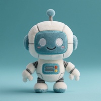 Neues Design Roboter-Plüschtiere Maßgefertigte Weiche Roboter-Figur Plüschpuppe Entwerfen Sie Ihre Eigenen Plüschtiere Maßgefertigte Maskottchen-Plüschtiere