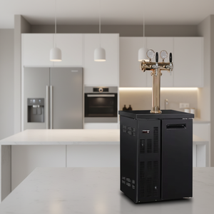 Machine de réfrigération à bière pression à refroidissement par <span class=keywords><strong>air</strong></span> à 3 robinets, congélateur de brassage original, réfrigérateur commercial spécial pour la fraîcheur des boissons pour les magasins de boissons - Product Image 2