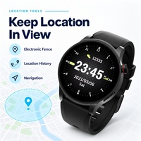 Gelang pelacak GPS inovatif baru L10N jam tangan tele deteksi denyut jantung jatuh SOS Alarm pintar untuk orang tua (versi tinggi)