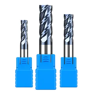 Manufacture 2/3/4 Flutes Carbide End Mill HRC70 CNC Cutting Tool Milling Cutter Manufacture Custom Tungsten Steel Step