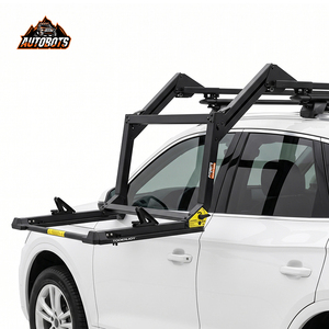 Portaequipajes de <span class=keywords><strong>Techo</strong></span> para Camioneta y <span class=keywords><strong>Furgoneta</strong></span>, Soporte para Kayak y Canoa, Capacidad de Carga de 100 Libras, Barra Transversal de Carga Fácil - Product Image 1