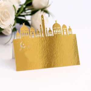Cartes de vœux pour l'<span class=keywords><strong>A</strong></span>ïd avec enveloppes et cartes de table assorties pour le Ramadan, pour l'agencement des invités, calligraphie islamique élégante, qualité supérieure - Product Image 6