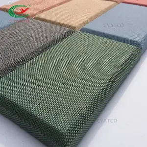 Fabric Acoustic Panel Factory Fabric Wrapped Cloth Covered Fabric Acoustic Panels For Home Theater