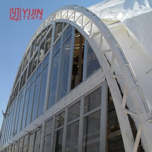 Sản xuất tại Trung Quốc thép kiến trúc pvdf Vật liệu mái hiên cấu trúc màng lều cho quần vợt thể thao - Product Image 4