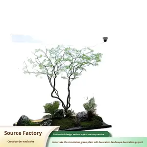 Искусственные листья клена и баньяна премиум-класса, сухоцветы, экологичные, долговечные, для декора окон внутри и снаружи помещений - Product Image 5