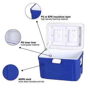 Nouveau produit Explosion Portable incubateur grande capacité voiture seau à glace <span class=keywords><strong>conservation</strong></span> de la chaleur glacière pour Camping pique-nique - Product Image 4