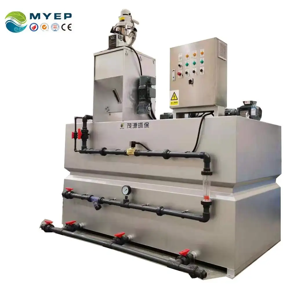 Dispositivo doseador de cloro, unidade de aço inoxidável do sistema de drenagem do cloro da água dos resíduos de polímero para o tratamento de esgoto