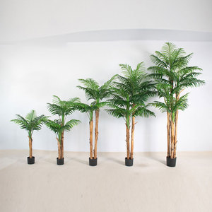 Indoor Decoration Artificial Plants <b>Plastic</b> Bonsai <b>Tree</b> with Pot Faux Simulation Plantas - Product Image 1