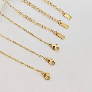 <span class=keywords><strong>Bracelet</strong></span> longue distance pour couples en acier inoxydable doré, tendance, avec pendentif cœur italien, sans ternissement, pour femmes, en gros - Product Image 6