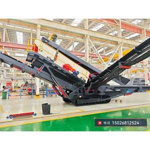Equipo Móvil de Cribado y Trituración de Grava Hongxing Crawler MT, Capacidad de 250t/h, Motor AC, Cribado de Agregados - Product Image 5
