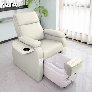 YATAI Luxus Maniküre Pediküre <span class=keywords><strong>Massage</strong></span> stuhl Hochwertige PU Leder Spa Pediküre Verstellbare Sitz Rückenlehne Nagel Salon Beauty - Product Image 1
