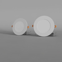 Lampe de panneau encastrée ronde ETL de 4 pouces, 6 pouces, 5CCT, à intensité variable, 9W+3W, 12W+3W, petite veilleuse, lampe de panneau LED