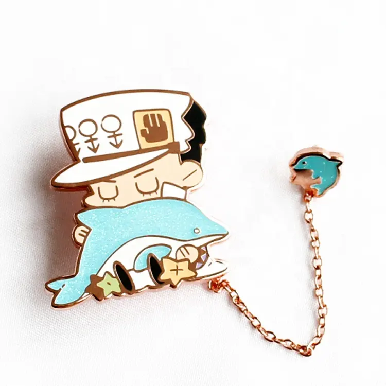 2021 New Style Kpop Fashion Design Soft Hard Enamel B T S Pin Badges Metal Custom Made Lapel Pins Witch Chain