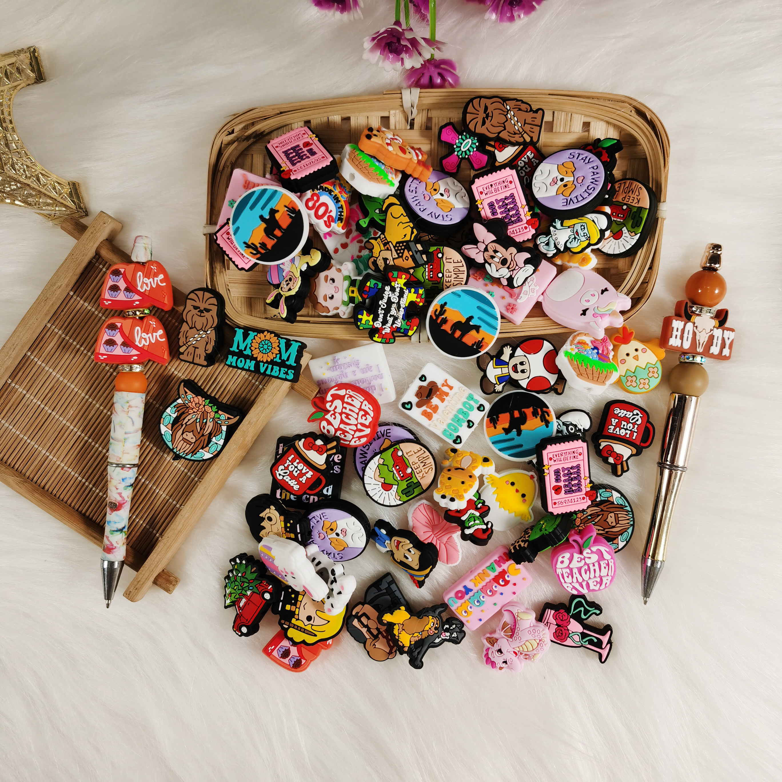 silicone beads bookish