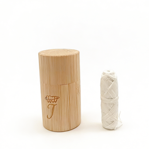 Fil dentaire en bambou ciré végétalien biodégradable biologique personnalisé en vente chaude - Product Image 5