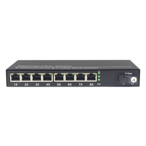 High-Speed Single Mode Fiber to Ethernet Converter Megabit Gigabit SC Port Transceiver Media Converter 3KM Fiber <b>PoE</b> Converter - Product Image 1