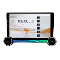 Autoradio Android 10 pouces universel double DIN avec CarPlay, navigation GPS, éclairage d'ambiance, lecteur multimédia