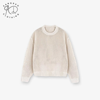 KD Fabricant de tricots OEM ODM Pull à manches longues en maille avec trous Personnalisable 100% Coton Pull ouvert en tricot pour hommes