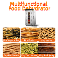 Déshydrateur alimentaire en acier inoxydable HELAXEN pour fruits, légumes et viande - 29 kg, garantie 1 an