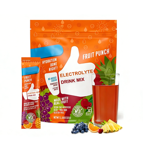 ผงเครื่องดื่มอิเล็กโทรไลต์คีโตแบบไม่มีน้ำตาลสำหรับวีแกน ยี่ห้อ OEM ผลิตภัณฑ์เพื่อการเติมพลังงานและฟื้นฟูร่างกาย - Product Image 1