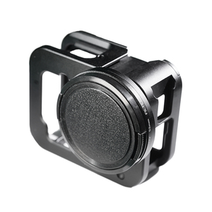 Cage de protection en alliage d'aluminium personnalisée Yuanyu pour Gopro Hero <span class=keywords><strong>9</strong></span>/10/11 support de cadre de boîtier en métal solide avec microphone de lumière vidéo - Product Image 3
