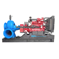 Pompe à débit mixte à moteur diesel 432 m³/h, basse pression, OEM personnalisée, haute capacité, pour l'assainissement des eaux propres