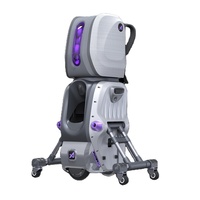 Machine à balles de tennis portable et télécommandée avec modes de rotation IA multiples pour l'entraînement solo et l'entraînement avec un entraîneur