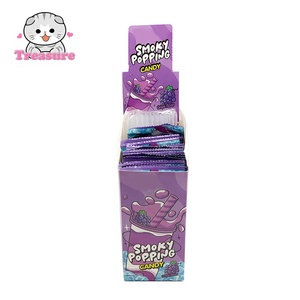Venta al por mayor Halal Polvo <span class=keywords><strong>Candy</strong></span> Mix Fruit Sabor Confitería Pajita Dulces Smoky <span class=keywords><strong>Popping</strong></span> <span class=keywords><strong>Candy</strong></span> - Product Image 4
