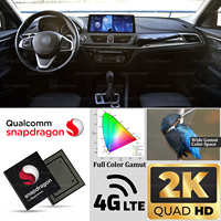 Unité principale d'autoradio Android de 12.3 pouces pour BMW série 1 deuxième génération F20 2012-2019 écran 2K Audio stéréo avec processeur Qualcomm