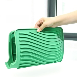 <span class=keywords><strong>Tapis</strong></span> de séchage de vaisselle en <span class=keywords><strong>silicone</strong></span> LifeTop pour comptoir de cuisine, <span class=keywords><strong>tapis</strong></span> de drainage suspendable antidérapant avec drain intégré - Product Image 4