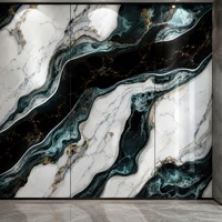 Panneau mural en PVC effet marbre blanc onyx WYRAX pour salle de sport, surface lisse, 4x8 pieds, 3,2 mm, pour rénovation de salle de sport