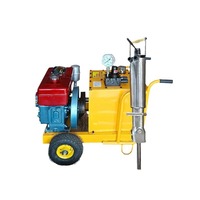 Pistolet de fendage de roche hydraulique diesel mobile pour la démolition de pierres et de béton dans les mines
