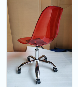<span class=keywords><strong>Silla</strong></span> de <span class=keywords><strong>escritorio</strong></span> moderna giratoria de plástico <span class=keywords><strong>transparente</strong></span> para oficina, <span class=keywords><strong>silla</strong></span> para ordenador - Product Image 4
