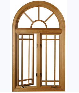 Nhà Máy Chuyên Nghiệp Cửa Sổ Bằng Gỗ Thông Gió Thiết Kế Vòm Tùy Chỉnh Cửa Sổ Cửa Sổ Bằng Gỗ - Product Image 1