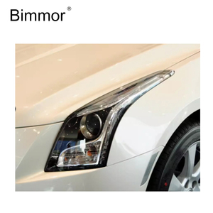 Bimmor faro para <span class=keywords><strong>Cadillac</strong></span> <span class=keywords><strong>ATS</strong></span> 2013-2018 faros cubierta de lente de cristal faro reemplazo de carcasa de plástico transparente - Product Image 2