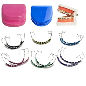 Dental Fashion Color Braces Tooth <b>Bracket</b> Model Manual Power Source Hooked Unhooked Oral Therapy Equipment Accessory YL Brand - Product Image 2