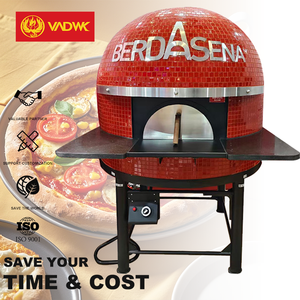 เตาอบพิซซ่าอุตสาหกรรมใช้ก๊าซจากหินสำหรับร้านอาหารเตาอบพิซซ่าจากหินใช้โดม - Product Image 1