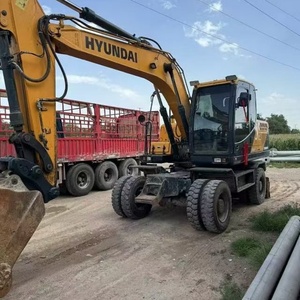 Excavatrice sur pneus d'occasion Hyundai 150WVS 2014, excavatrice hydraulique sur pneus d'occasion au meilleur prix - Product Image 5