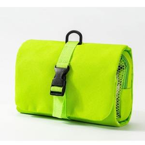 Fashionable Oxford Cloth Folding <b>Cosmetic</b> Bag Zipper Wet Dry Separation Lightweight Portable for Skin Care <b>Storage</b> Hooked Bag - Product Image 5
