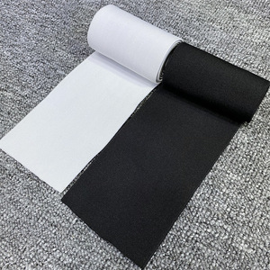 Nhà Máy Bán Hàng Trực Tiếp Cao Đàn Hồi 8Cm Eo Phẳng Thêm Rộng Ban Nhạc <span class=keywords><strong>Webbing</strong></span> Màu Đen Trắng Giá Cả Hợp Lý Cho Số Lượng Lớn Dệt Kỹ Thuật - Product Image 3