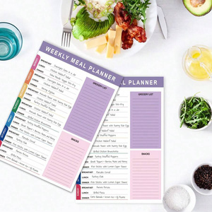 Planificador de menú personalizado para el hogar, cocina, oficina, Fitness, comida, planificador de comidas A5, planificador semanal diario de comidas, Bloc de notas - Product Image 2