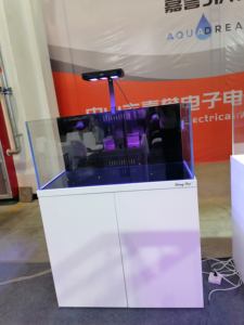 럭셔리 울트라 클리어 유리 현대 직사각형 암초 수족관 어항 거실 해수 해양 수족관 - Product Image 4